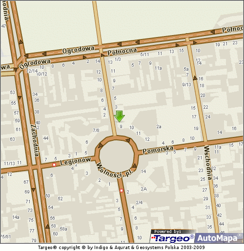 Mapa Polski Targeo